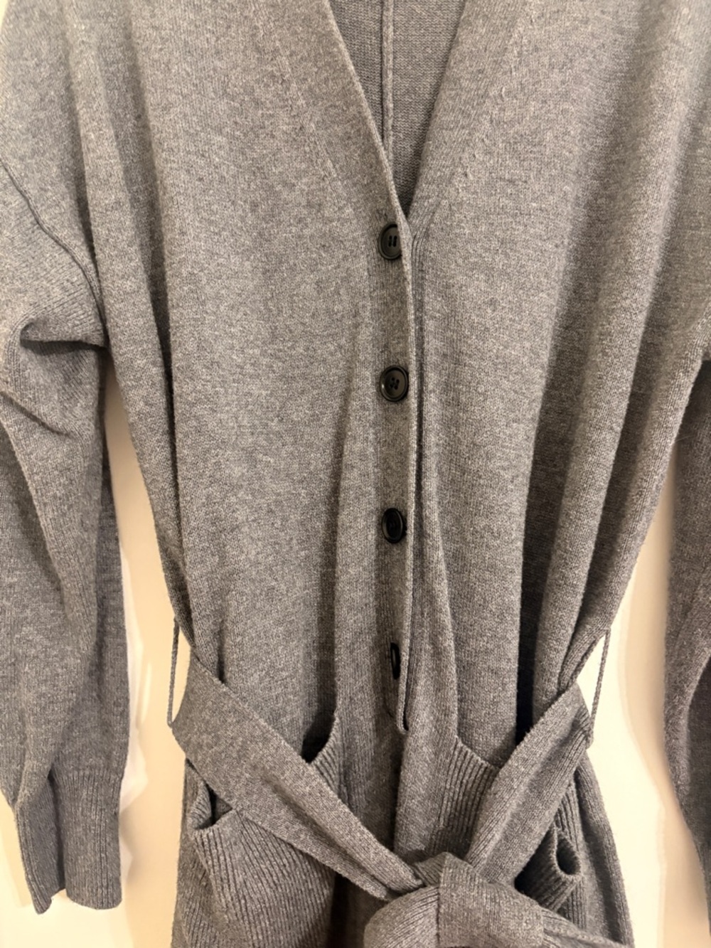 Alex Mill Wool and Cotton Blend Jumpsuit with Belt - Picture 3 of 10